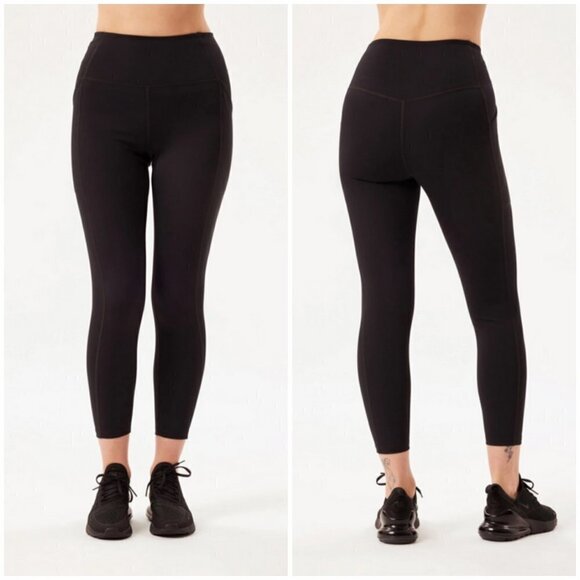 💕GIRLFRIEND COLLECTIVE💕 Compressive Pocket Leggings ~ Black Small S NWT - Picture 2 of 16